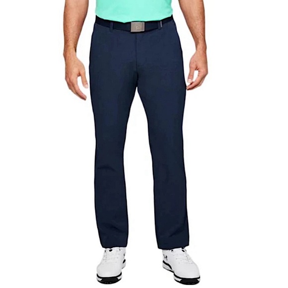UNDER ARMOUR • Navy Blue Match Play Vented Pants - Picture 5 of 7